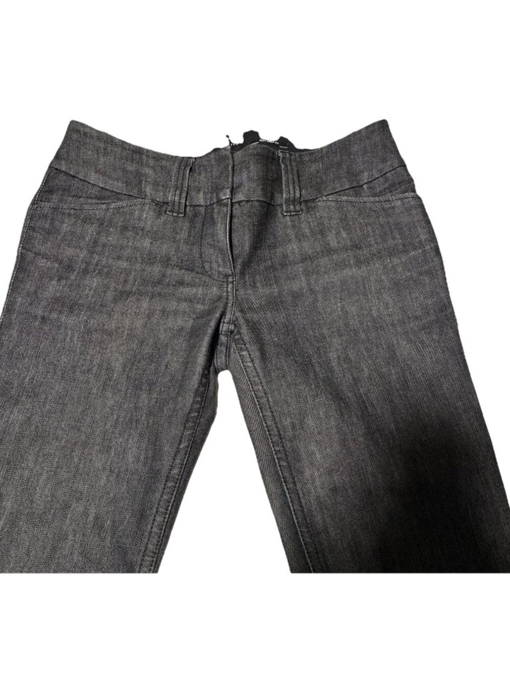 The Limited Low Rise Stretch Skinny Jeans Gray Charcoal Womens Size 6 Y2K 2006